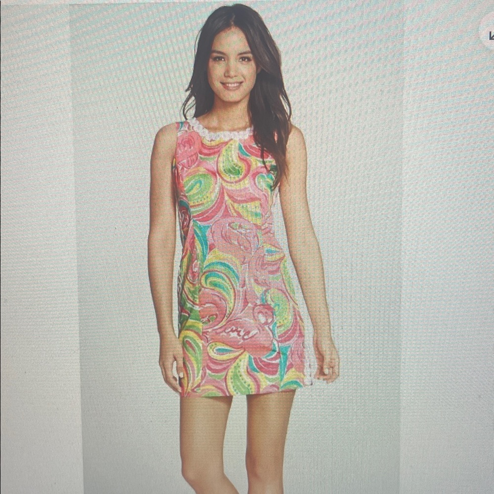 Lilly Pulitzer Mila Shift Dress in All Nighter Size 0